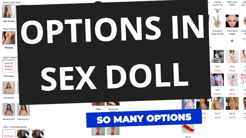 Options in sex doll
